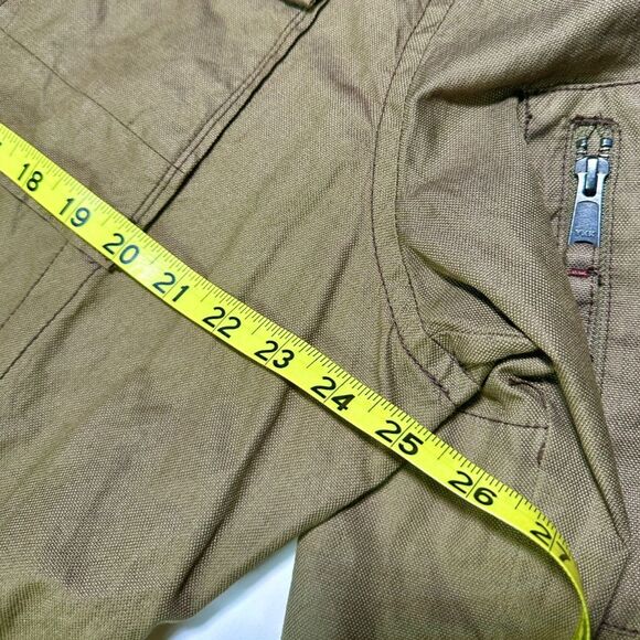 Jeremiah Thorne Coated Canvas Jacket Mens Sz XL in Military Peat Khaki Tactical - Picture 9 of 14